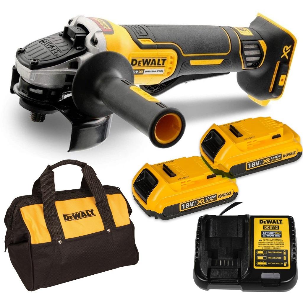 MÁY MÀI PIN CẦM TAY 20VBL 800W 125MM DEWALT DCG406D2- HÀNG CHÍNH HÃNG