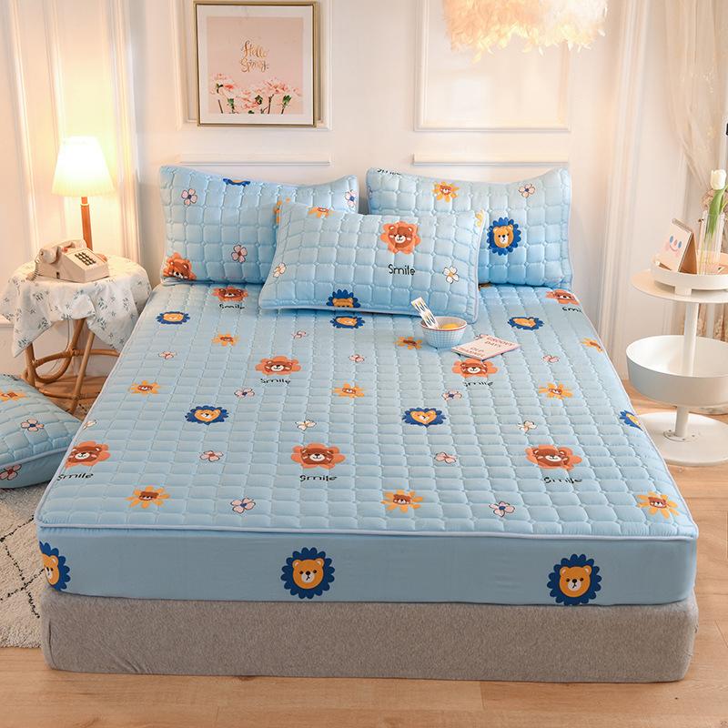 Bọc Nệm Chống Thấm Nước Quai Vương Hoàng Hậu Tất Cả-Đã Bao Gồm Chải Giường Mền Chần Gòn Trang Bị Giường Với Thun 180*200