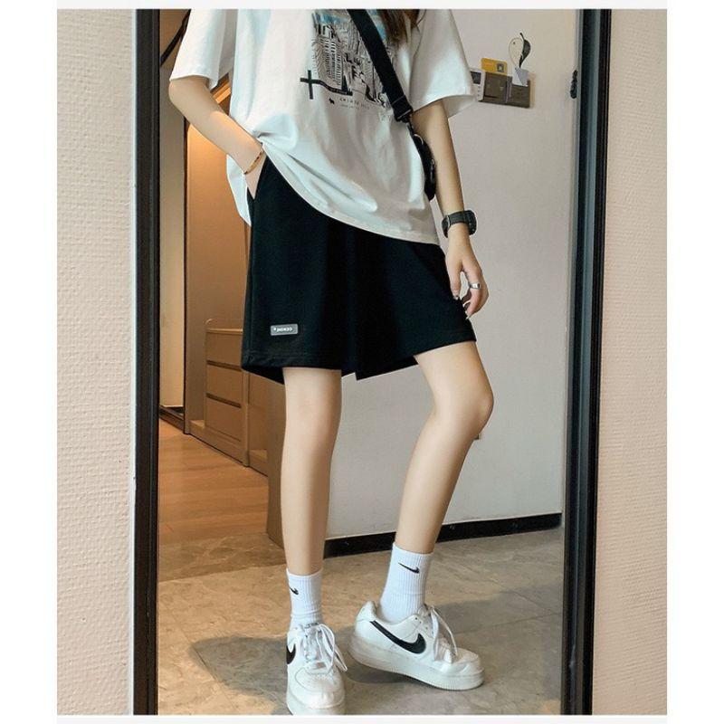 Quần đùi unisex logo pu_ma có bigsize basic cạp chun co dãn đến 100kg