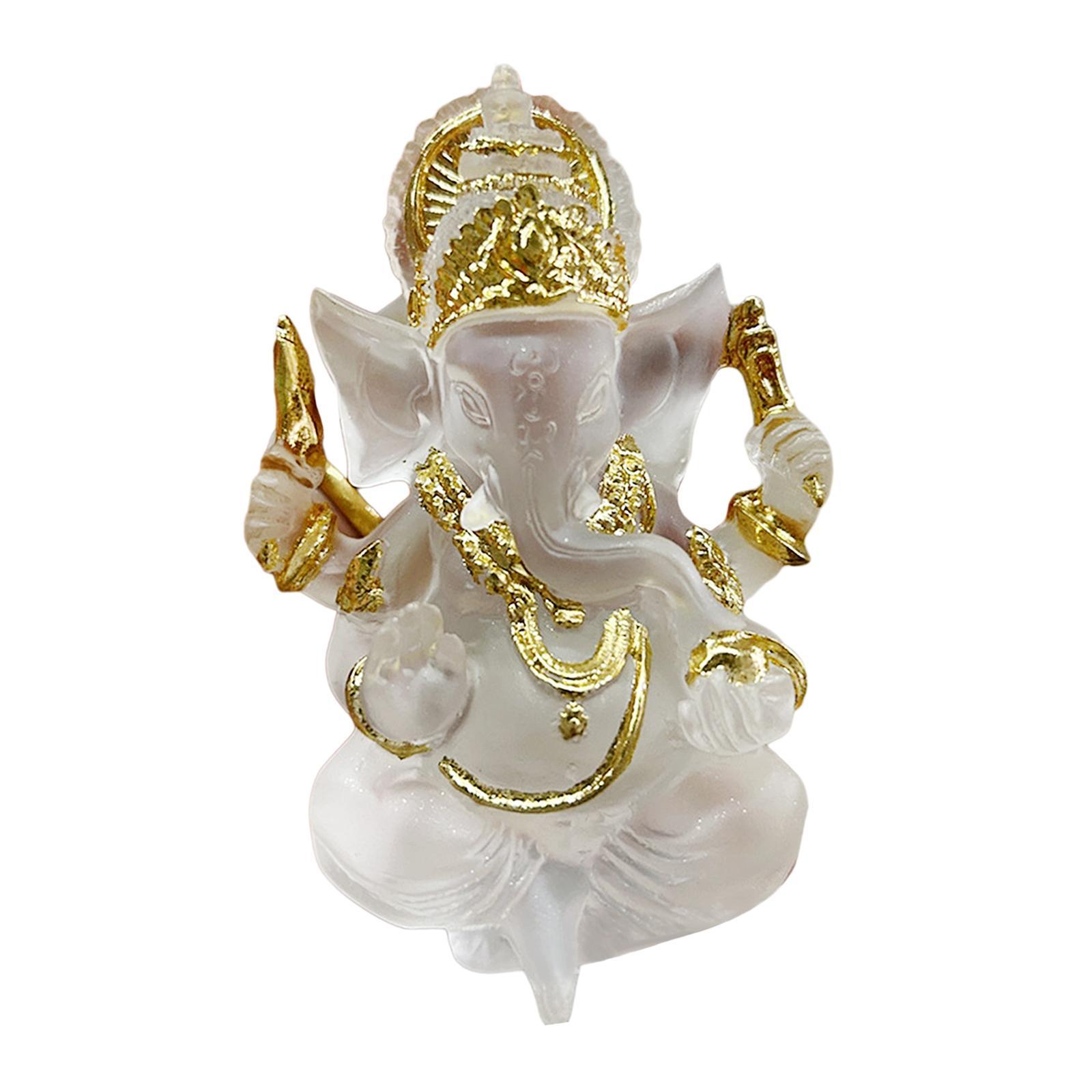 Sitting Buddha Statue Sculpture Decorative Handmade Craft for Indoor