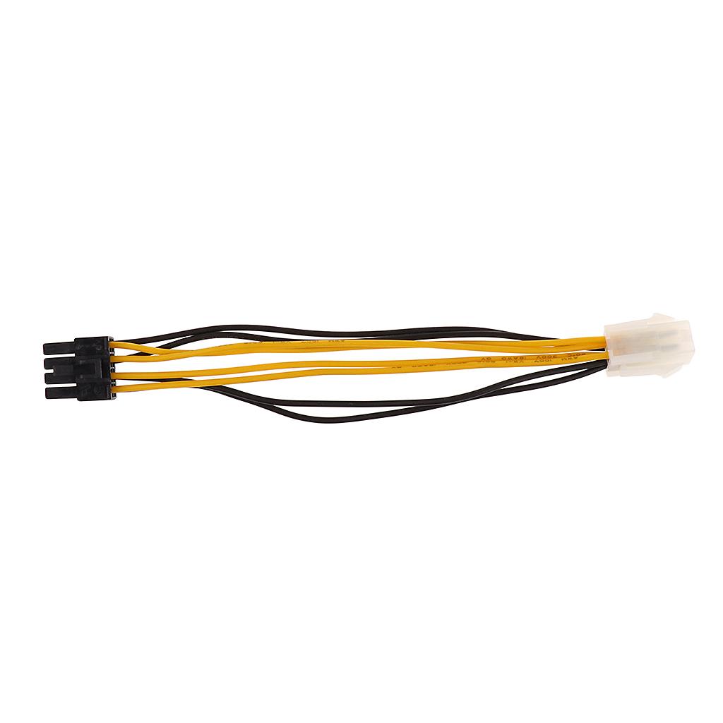 4Pin to 8 Pin Power Supply Adapter Cable Cord Connector Wire for Desktop