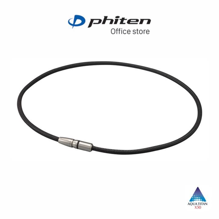 Vòng cổ Phiten rakuwa mg bullet TG738053/TG738153/TG805053/TG805153 - Nâu