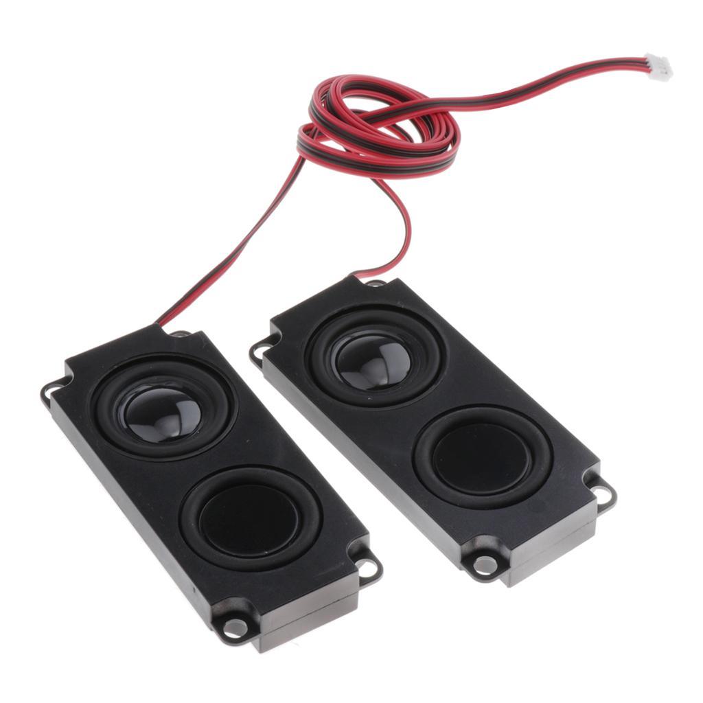 2xReplacement Loudspeaker Black Audio Horn Speaker 5W for TV LCD Monitor