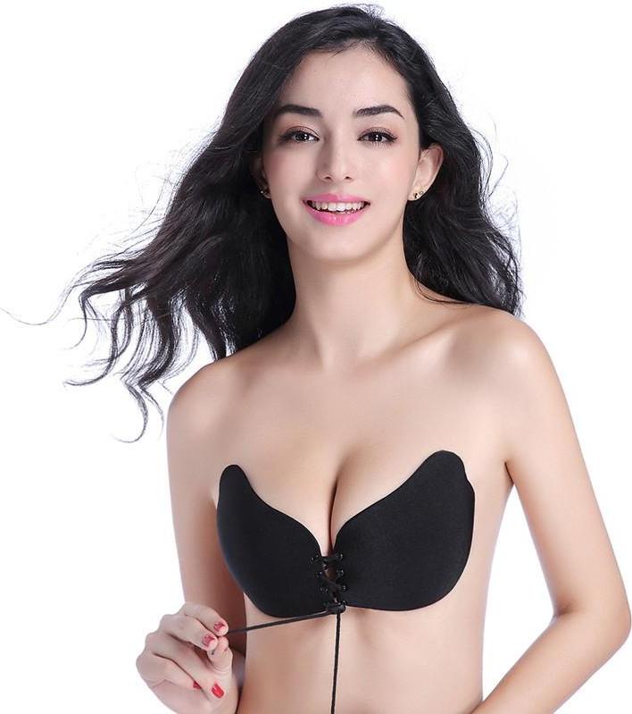 Áo bra dán không dây nâng ngực dây rút ao dán ngực cánh tiên