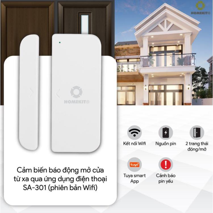 Cảm biến báo động mở cửa từ xa qua ứng dụng điện thoại SA-301