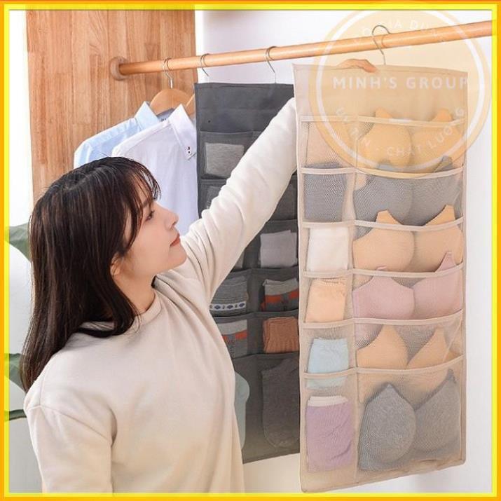 Túi Vải Đựng Đồ Lót, Tất v.v 30 Ngăn | Túi Treo Đựng Đồ Đa Năng - Siêu Tiện Lợi