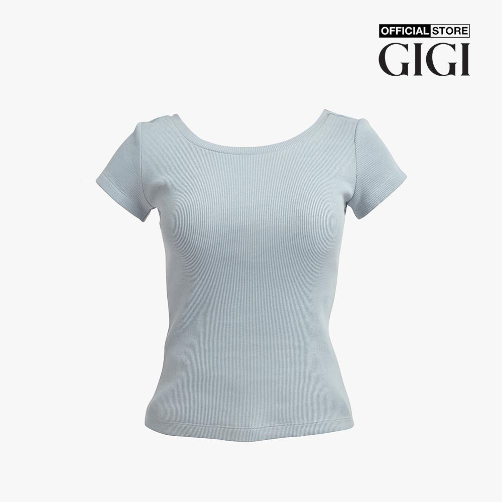 GIGI - Áo thun nữ ngắn tay phom ôm nữ tính G1203P211270