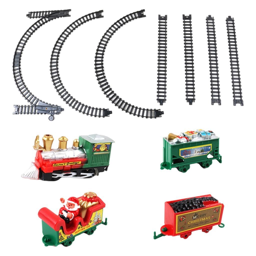 Christmas Electric Track Set Santa Carriage Gift