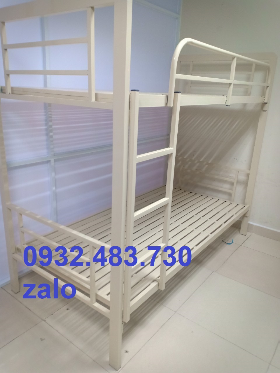 Giường sắt hôp 2 tầng 3x6 cao cấp 80x2m