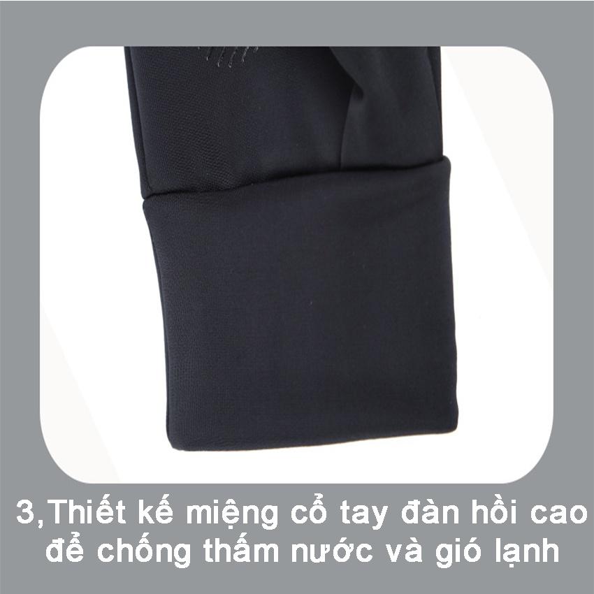 Găng Tay Đi Xe Máy Mùa Đông Tuxa Cảm Ứng Điện Thoại Chống Gió Sương Lạnh Bao Găng Tay Nam Nữ Chống Lạnh Nắng Bảo Hộ Moto