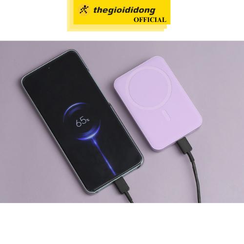 Pin sạc dự phòng Polymer 10000mAh không dây Magnetic Type C PD 20W Xmobile T156 - Hàng Chính Hãng