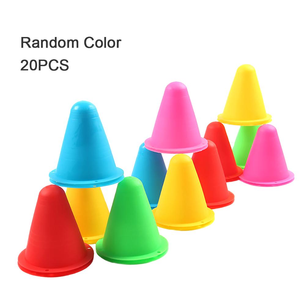 Trẻ em trưởng thành Thực hành Agility Thiết bị di động Trượt Sân vận động Khóa Sân vận động Khóa Sân vận động Viên Cup Cup Color Pile Random Color: 50pcs