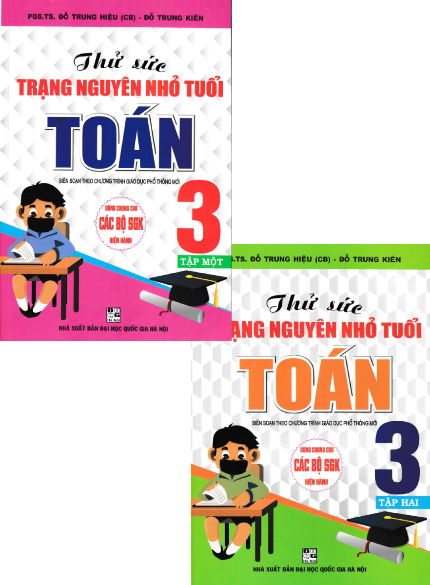 Sách tham khảo- Combo Thử Sức Trạng Nguyên Nhỏ Tuổi Môn Toán Lớp 3  _HA