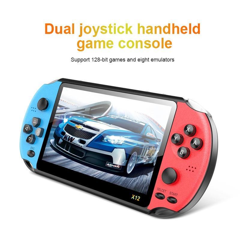Máy Chơi Game Cầm Tay X12 5.1inch PS 1000 Trò Chơi Cổ Điển Tích Hợp Thẻ TF