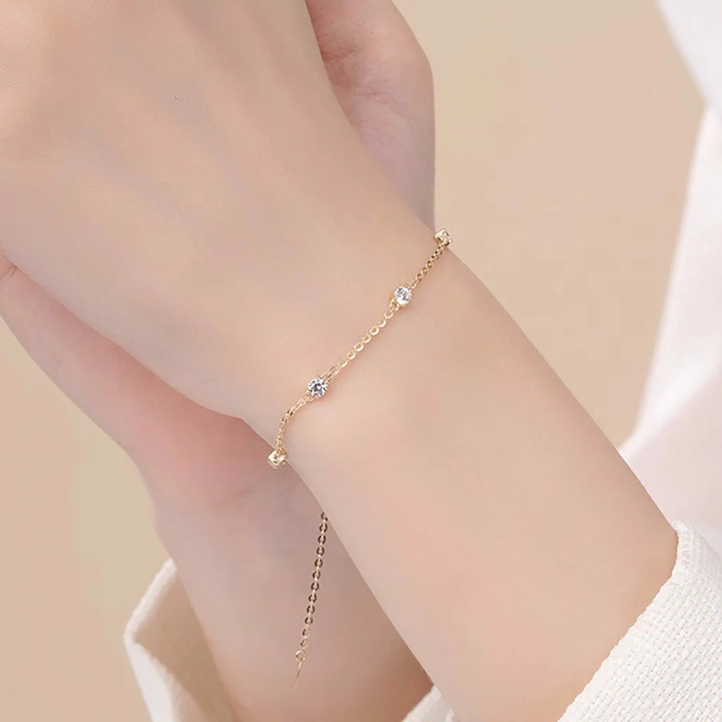 Lắc tay vàng 14k LLF179 Huy Thanh Jewelry