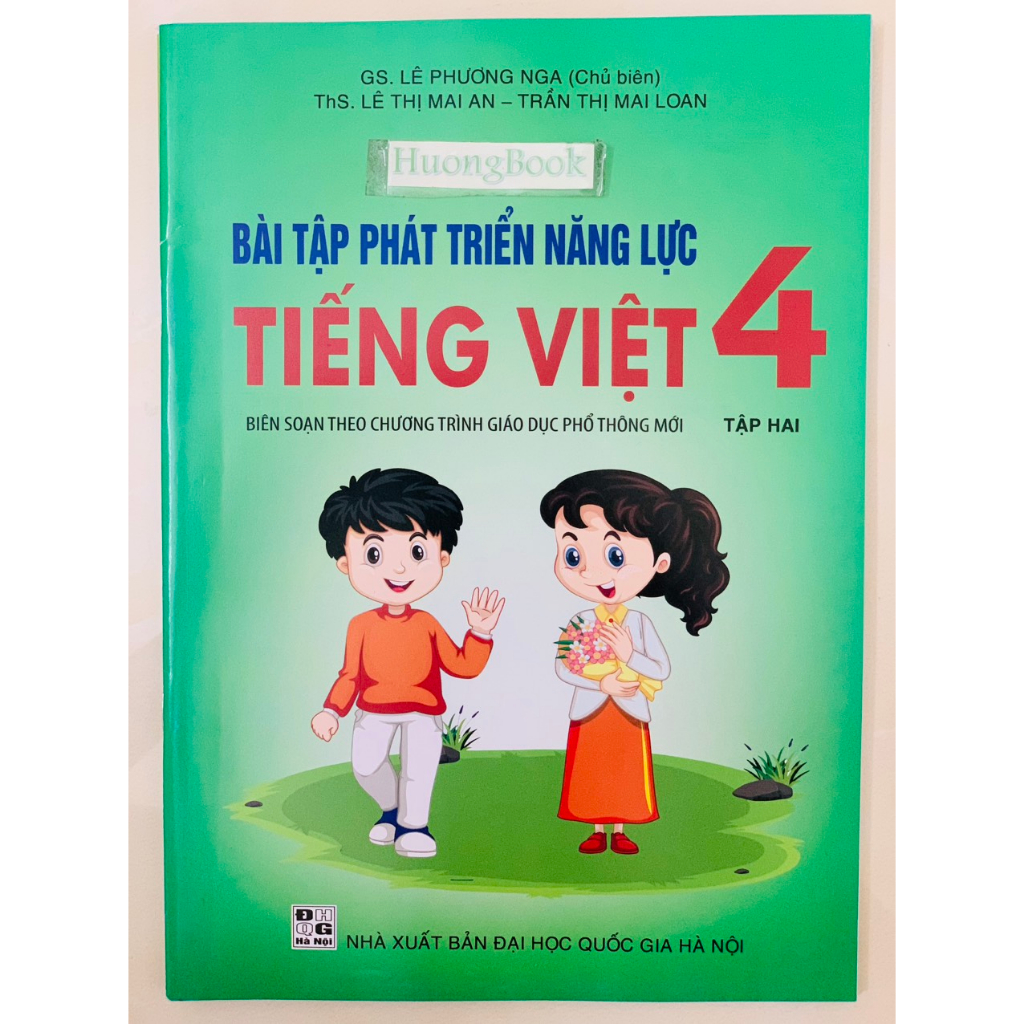 Sách - Combo Bài tập phát triển năng lực Tiếng Việt 4 Tập 1+2
