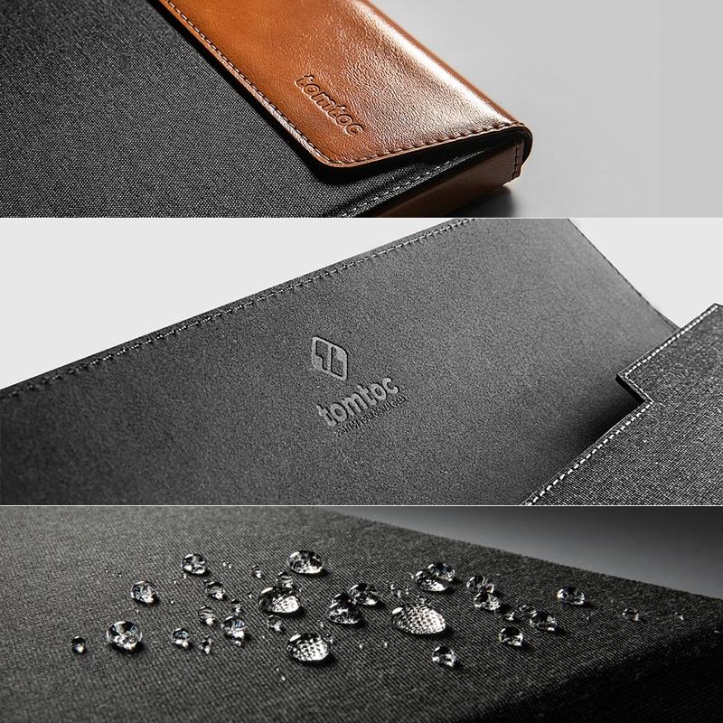 Túi Chống Sốc Tomtoc PREMIUM LEATHER FOR MACBOOK 13/15/16inch - Hàng Chính Hãng