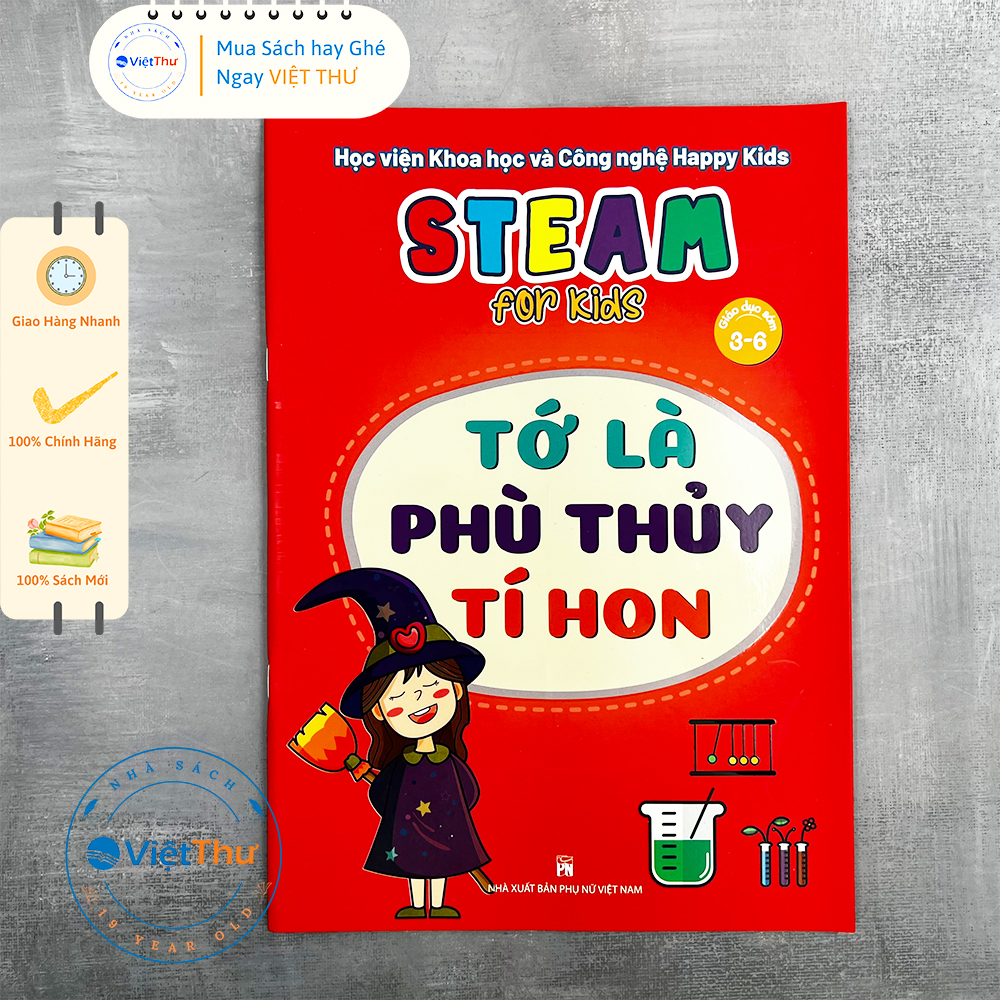 Trọn Bộ 10 Quyển Học Viện Khoa Học Và Công Nghệ Happy Kids - Steam For Kids