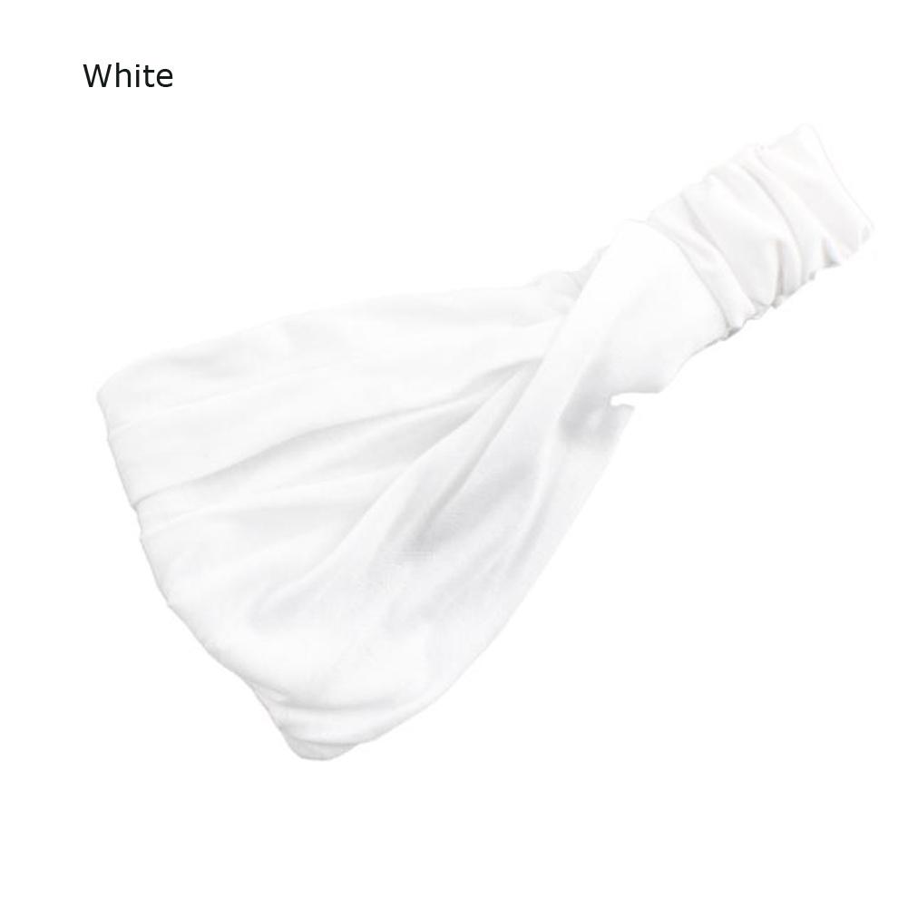 Phụ nữ mới rộng thể thao trên băng yoga kéo dài băng kéo tóc đàn hồi solid Running Turban Head Wrap Color: green