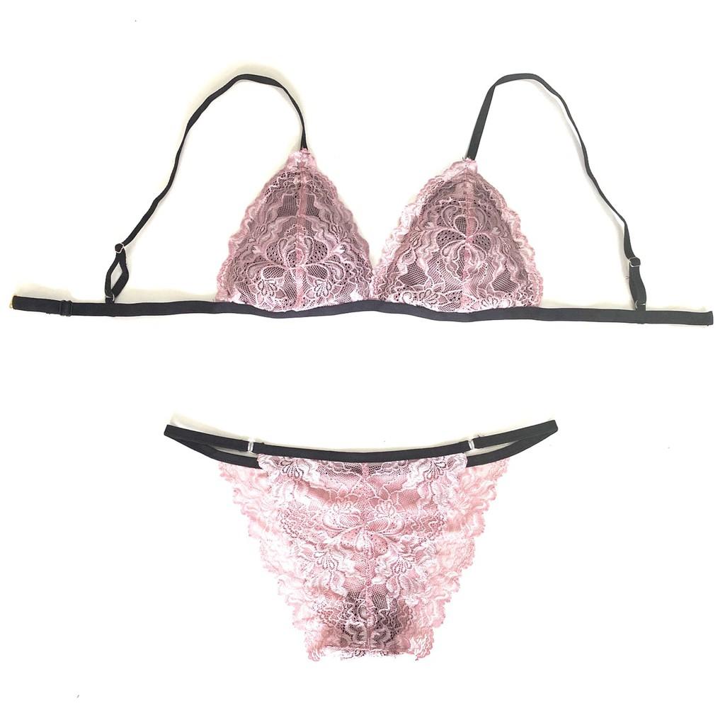 HISEXY Set Đồ Lót Ren Cao Cấp Thiết Kế Gọng Mỏng Kiểu quần T B137
