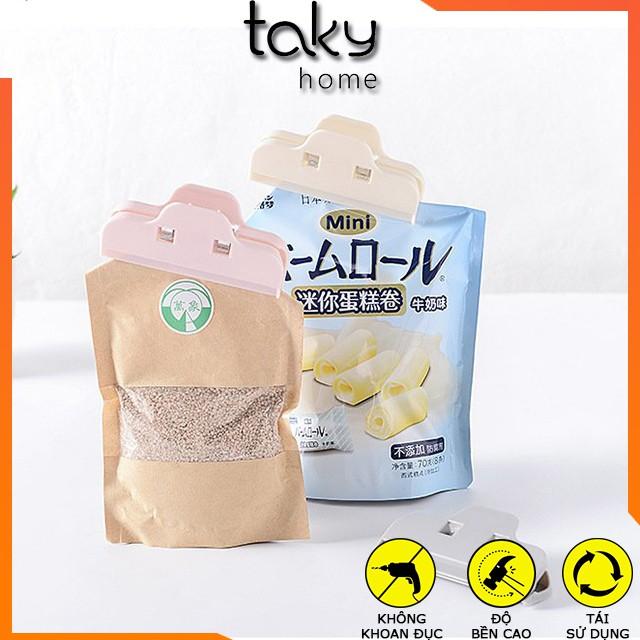 Kẹp Miệng Túi, Bảo Quản Đồ, Túi Bánh Kẹo, Túi Hạt, Túi Đồ Thực Phẩm, Túi Đồ Ăn Đã Mở, Bằng Nhựa Chắc Chắn, An Toàn, Tiện Dụng. Takyhome - 5210