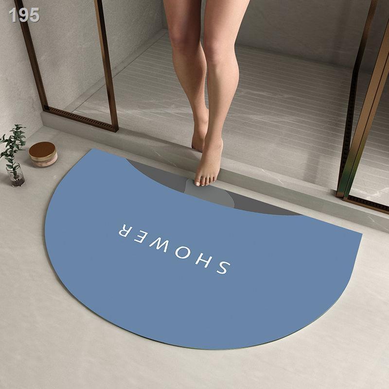 Đệm bùn tảo cát sang trọng nhẹ chống trơn trượt sàn khô nhanh thảm phòng tắm thấm nhà vệ sinh cửa