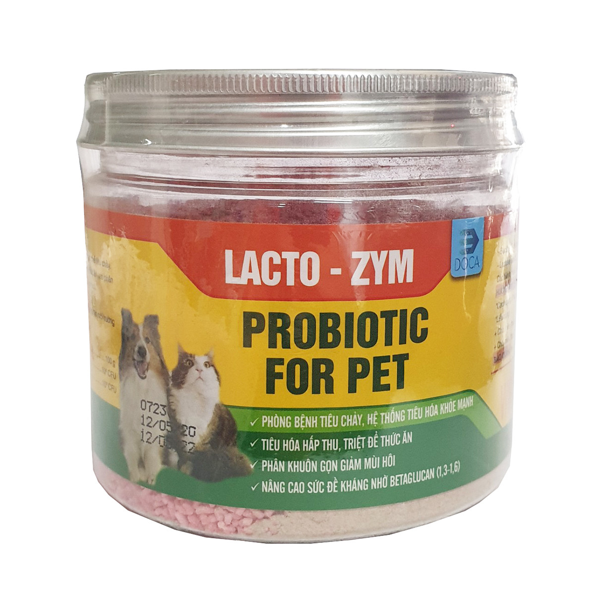 Cốm men cho chó mèo tiêu hóa tốt - Lactozym 200g