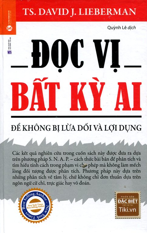 Đọc Vị Bất Kỳ Ai - Để Không Bị Lừa Dối Và Lợi Dụng