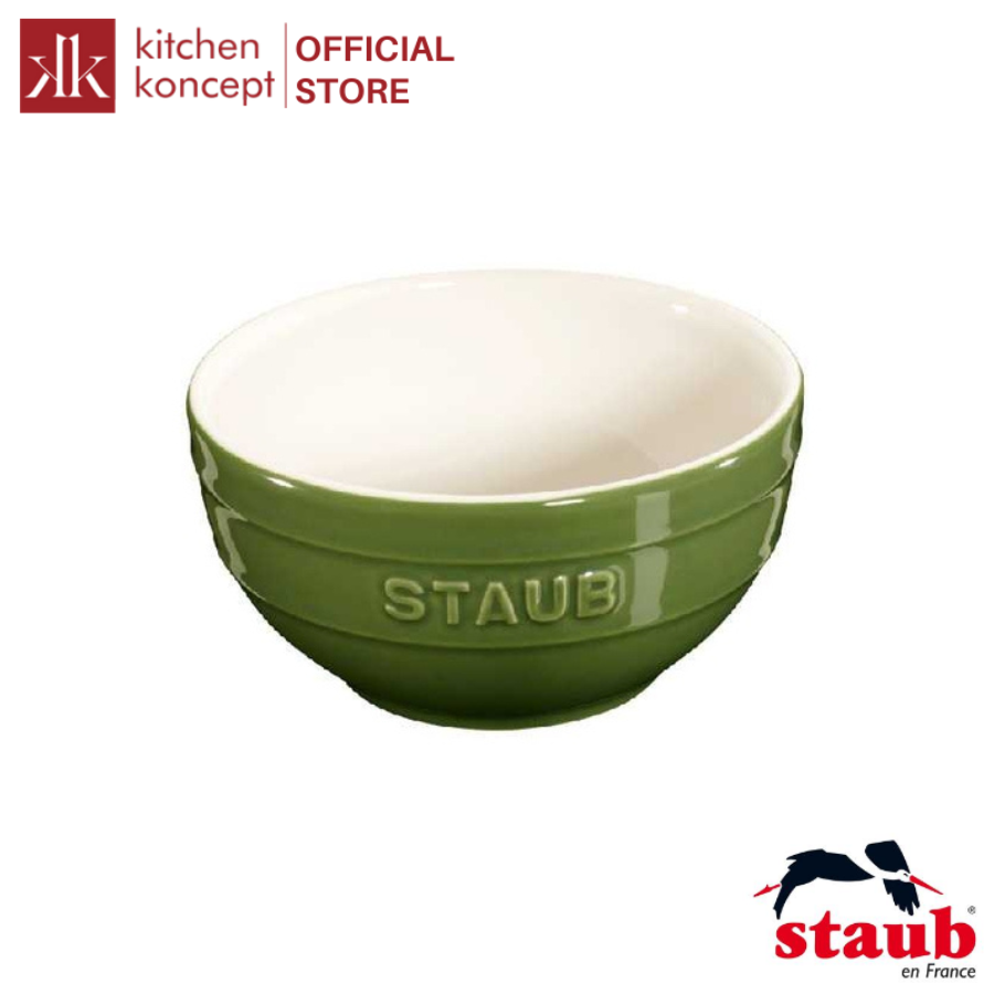 Tô Gốm Màu Xanh Rêu Staub - 12cm