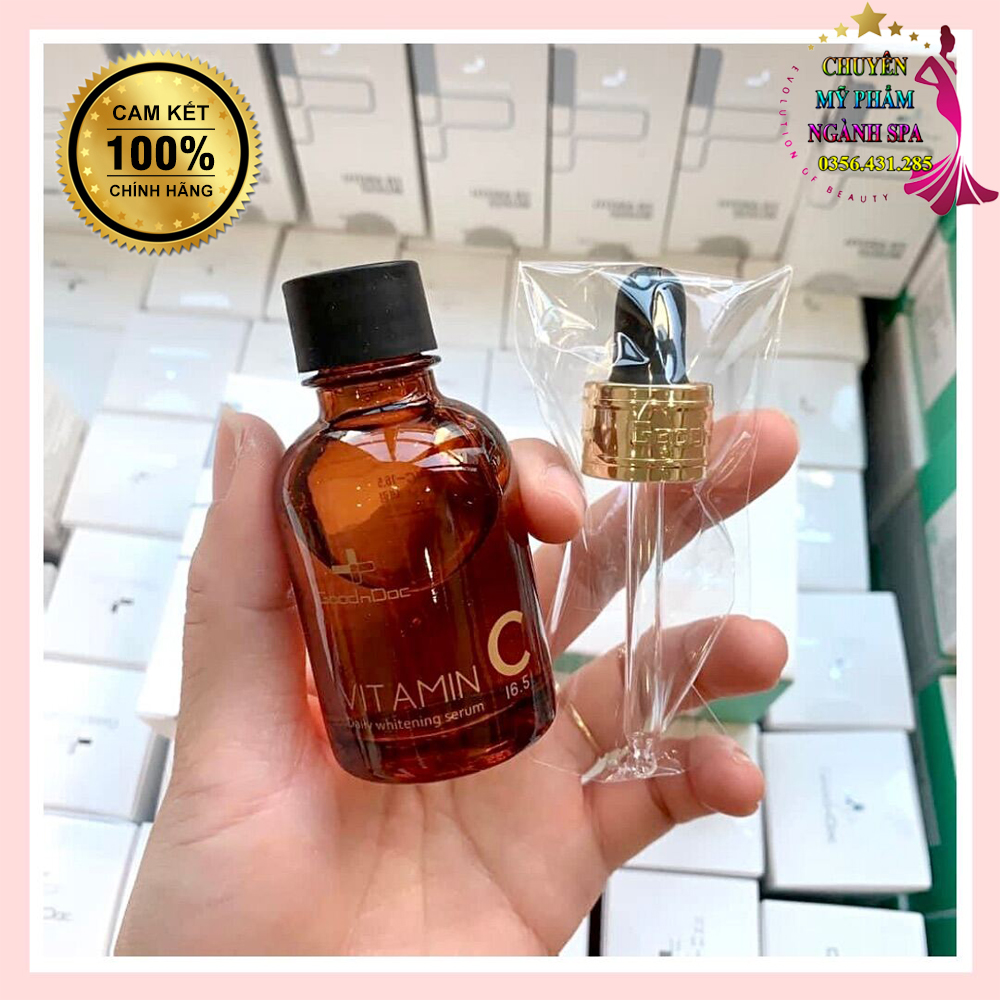 Serum Chuyên Nám Goodndoc Vitamin C 16.5 Daily Whitening Serum Giúp Trắng Sáng Da, Hỗ Trợ Giảm Thâm Nám, Chống Lão Hóa - GoodnDoc Vitamin C 30ml