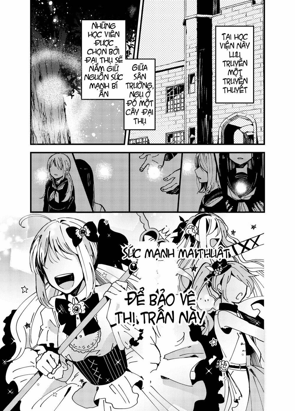 giai xinh chung học làm ma pháp thiếu nữ chapter 1 2