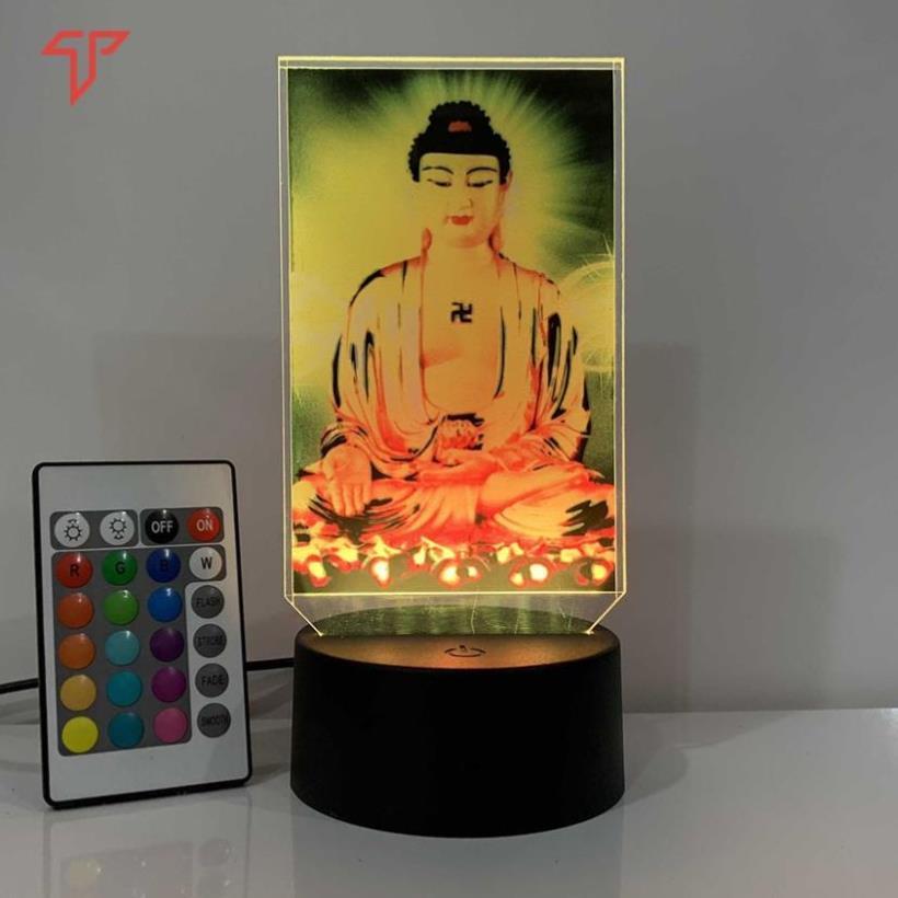 Hình thờ Quan Âm Bồ Tát, Phật Adida đèn led 3d, Phật Thích Ca nhiều mẫu