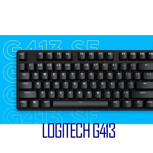 Bàn phím cơ gaming có dây Logit G413 SE Tactile sw (USBPBT)