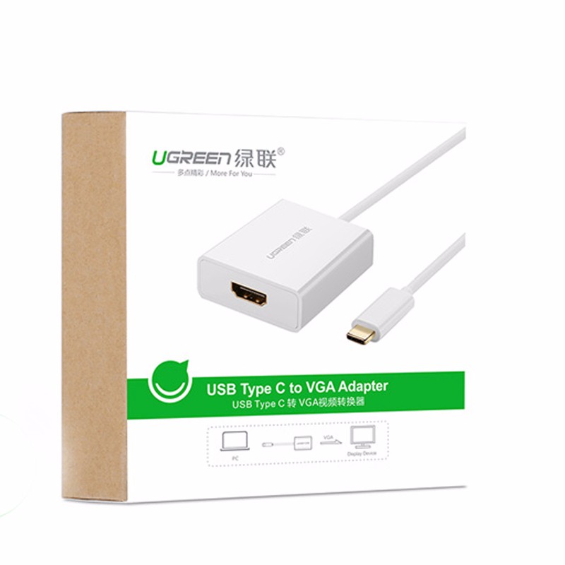 Cáp USB Type-C to HDMI cao cấp hỗ trợ 4K*2K, 3D Ugreen 40273 - Hàng Chính Hãng