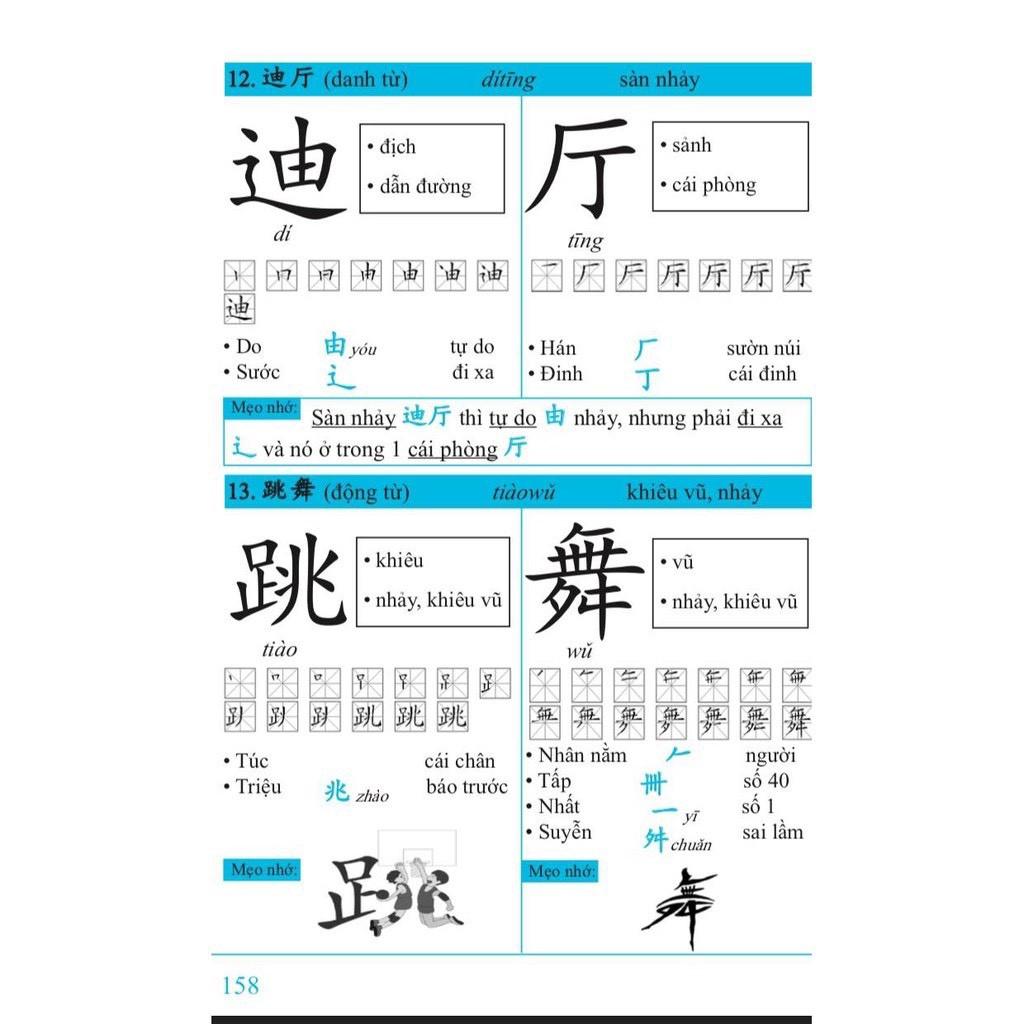 Sách - Siêu trí nhớ chữ Hán tập 01 (In màu)