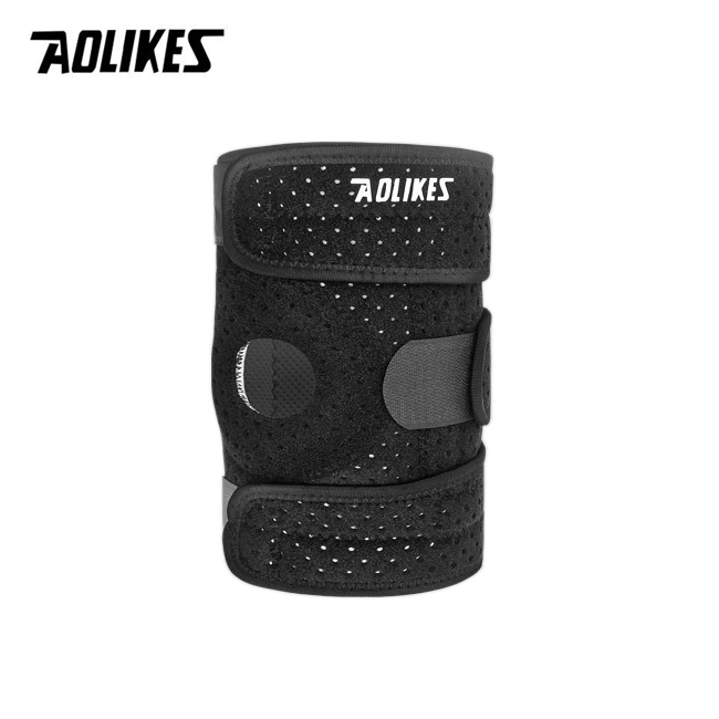 Bó gối thể thao lỗ khí thoáng mát AOLIKES A-7912B Four spring sport knee support