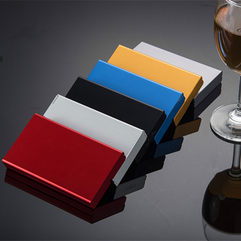 Hộp Đựng Thuốc 20Đ Dài Slim Nắp Trượt Kim Loại Nhiều Màu