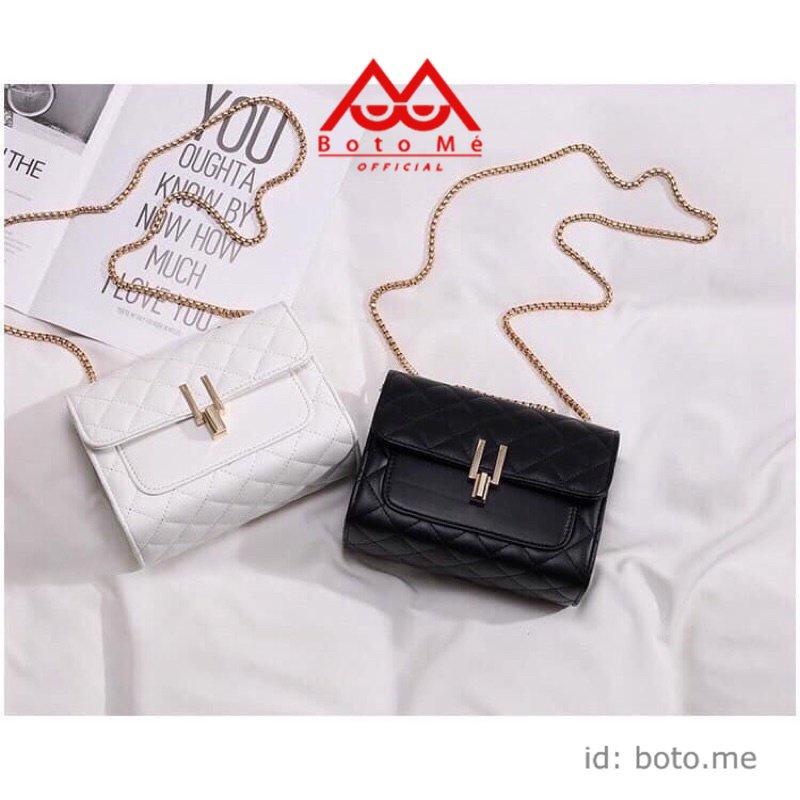 Túi đeo chéo trần chỉ khoá bút chì