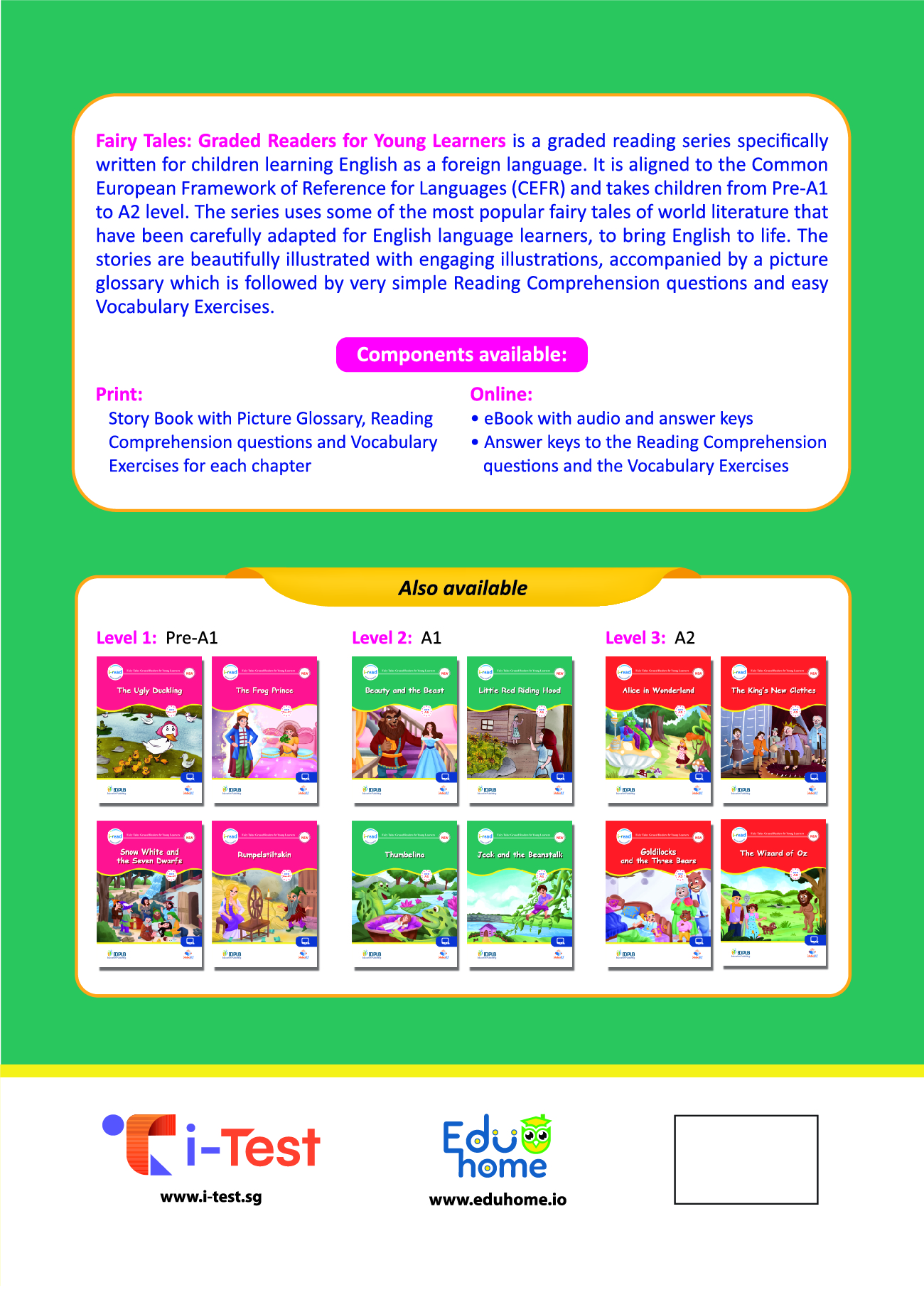 Combo truyện đọc Fairy Tales Graded Readers - CEFR A1
