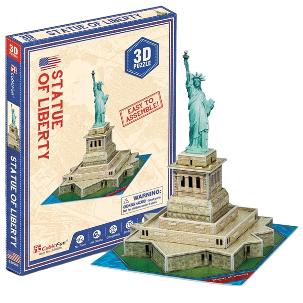 Mô Hình Giấy 3D Tượng Nữ Thần Tự Do - Cubic Fun S3026H (31 Mảnh Ghép)