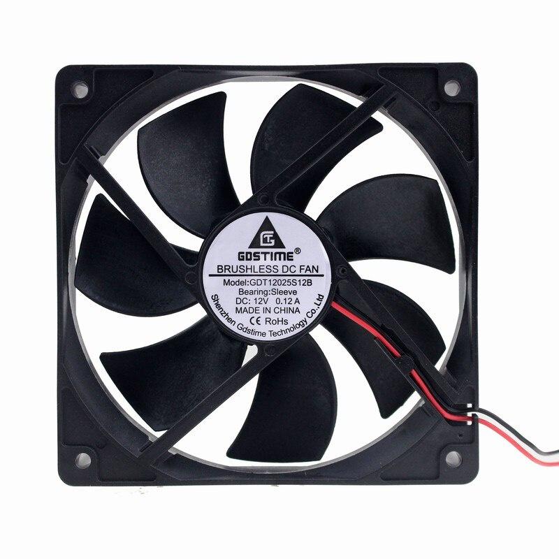 1 pcs Gdstime 4Pin 1 inches 11x11x11mm 11V Mute Plastic Brushless Computer DC Cooling Fan 11mm x 11mm 1111 Two Wires