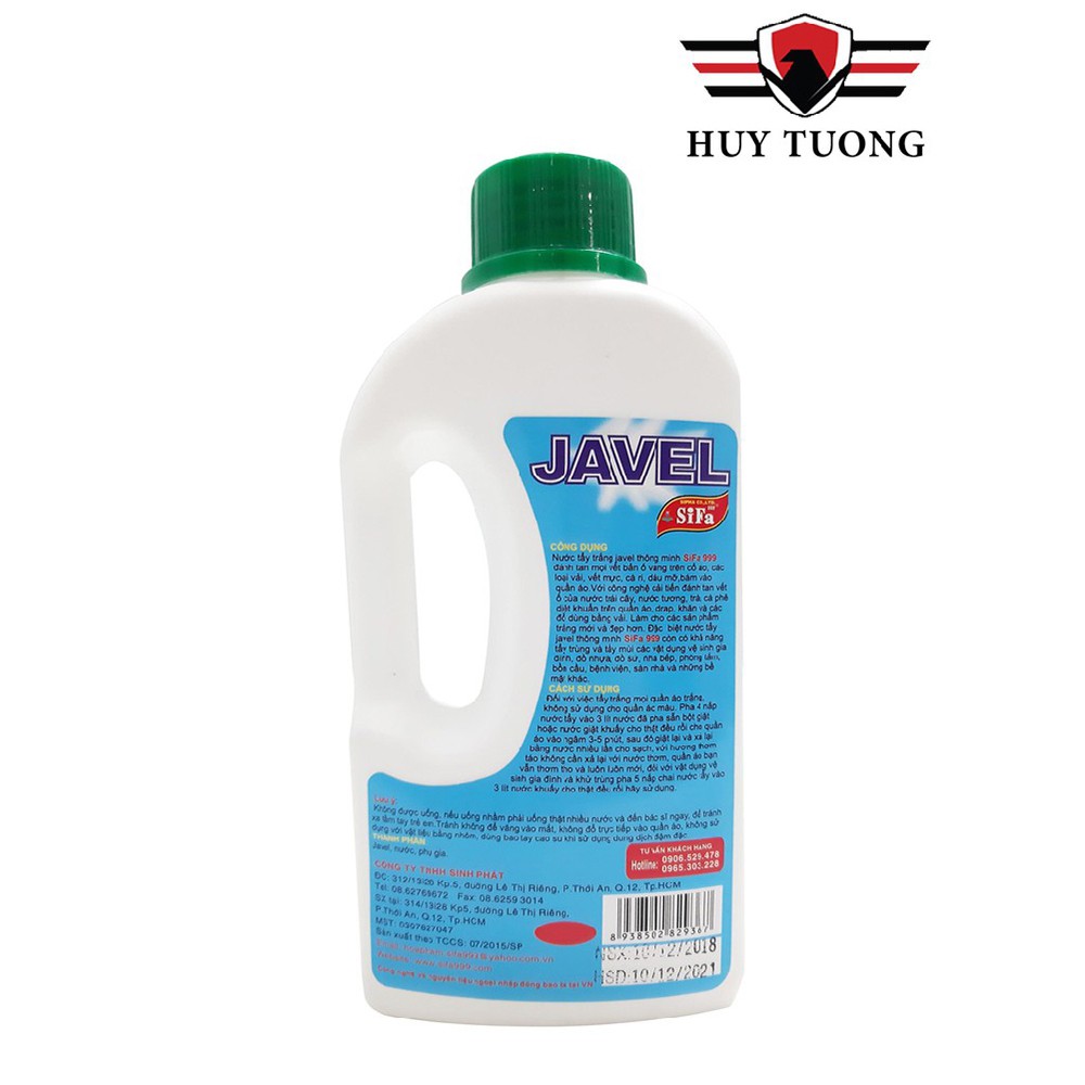 Nước Tẩy Trắng, Tẩy sạch vết bẩn - khử mùi Javel Thông Minh Sifa Cao Cấp (1000ml)