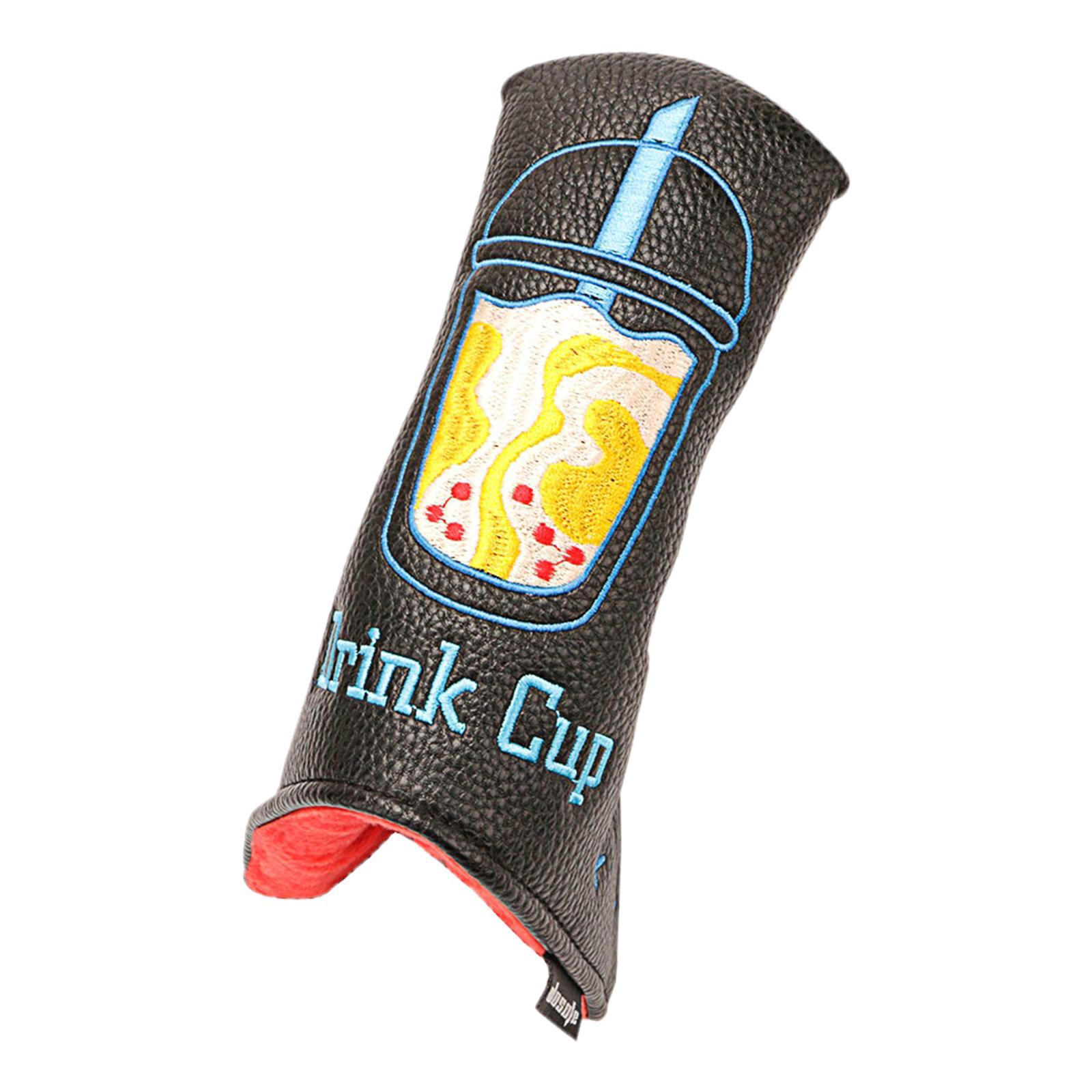 Golf Putter Headcover Club Head Cover Protection Waterproof Black
