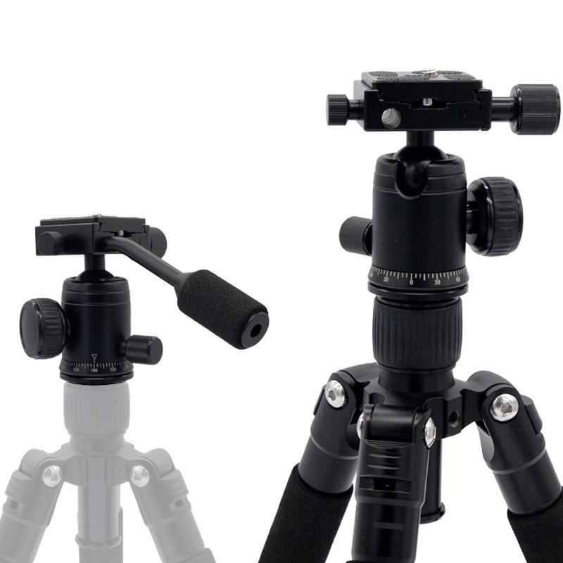 Máy ảnh SLR giá thấp nhất tại chỗ chân máy điện thoại di động có tay cầm quay video 360 độ chụp ảnh điện thoại di động đầu toàn cảnh
