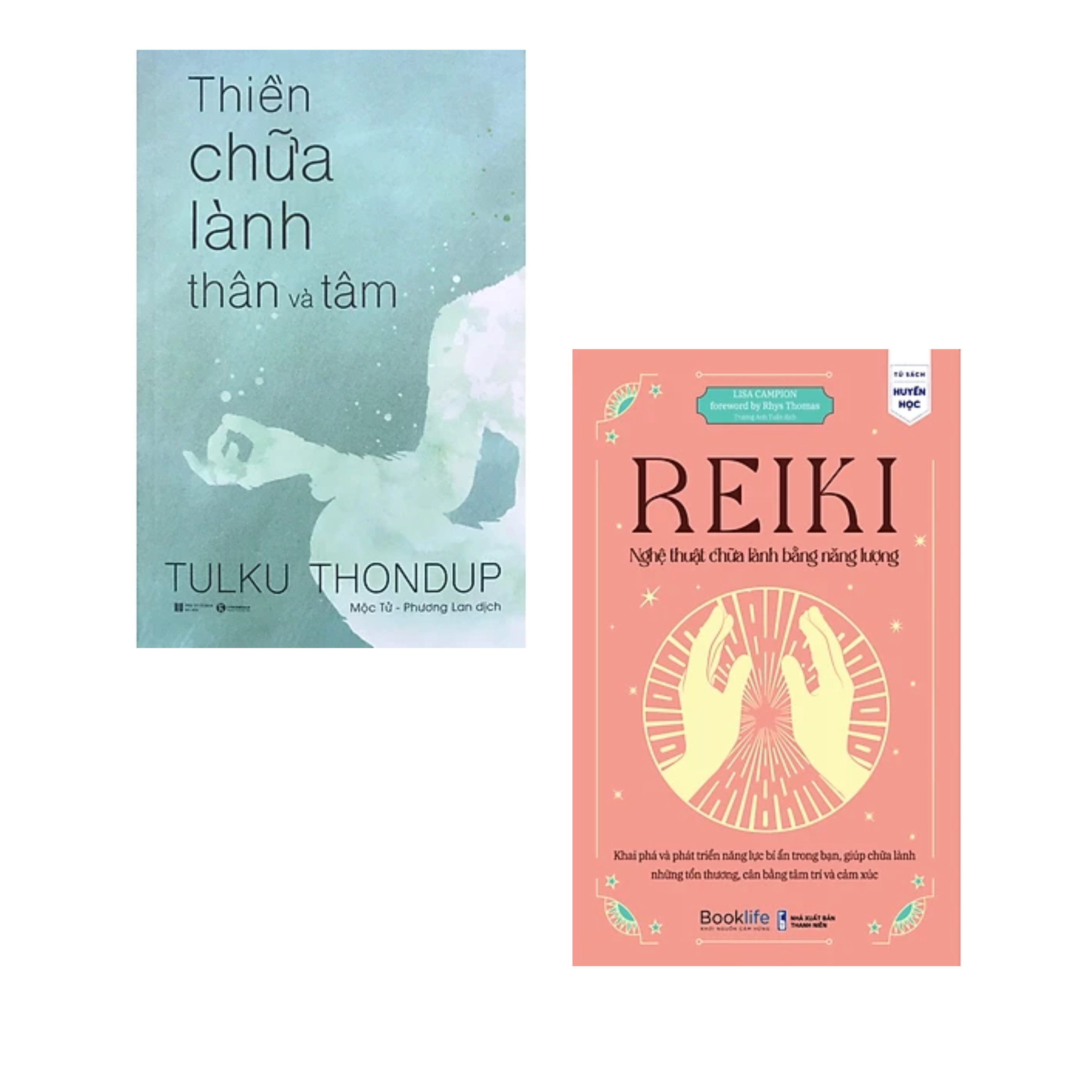 Comobo 2 cuốn Sách Chữa Lành : Reiki - Nghệ Thuật Chữa Lành Bằng Năng Lượng + Thiền Chữa Lành Thân Và Tâm (Tái Bản 2020)