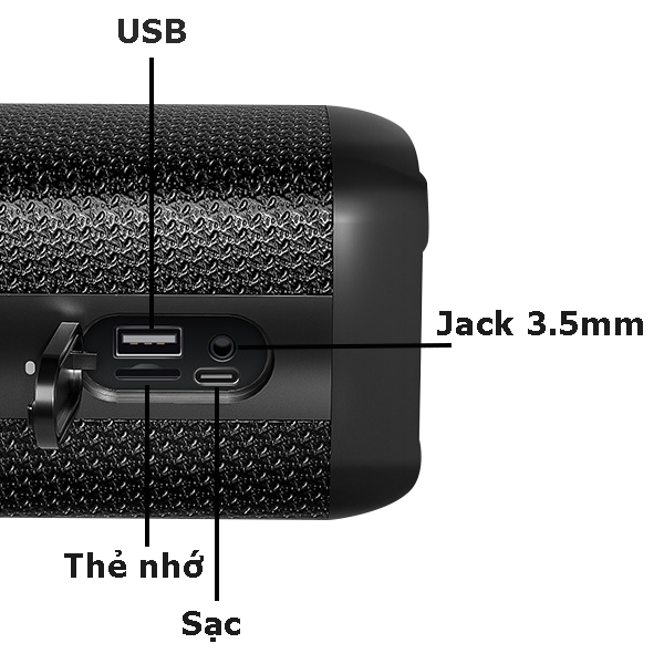 Loa Bluetooth speaker PKCB chip DPS khuyếch đại âm thanh công suất lớn 80W Kết nối TWS lên 160W Hàng Chính Hãng