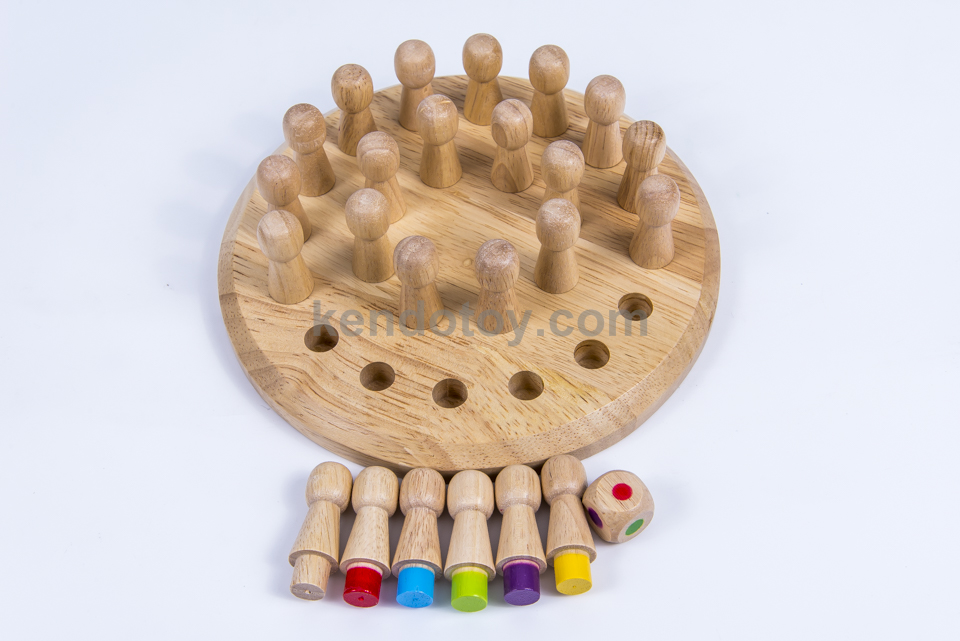 Cờ trí nh dòng gỗ cao cấp, đồ chơi trí tuệ phát triển khả năng ghi nhớ và logic cho bé bằng gỗ