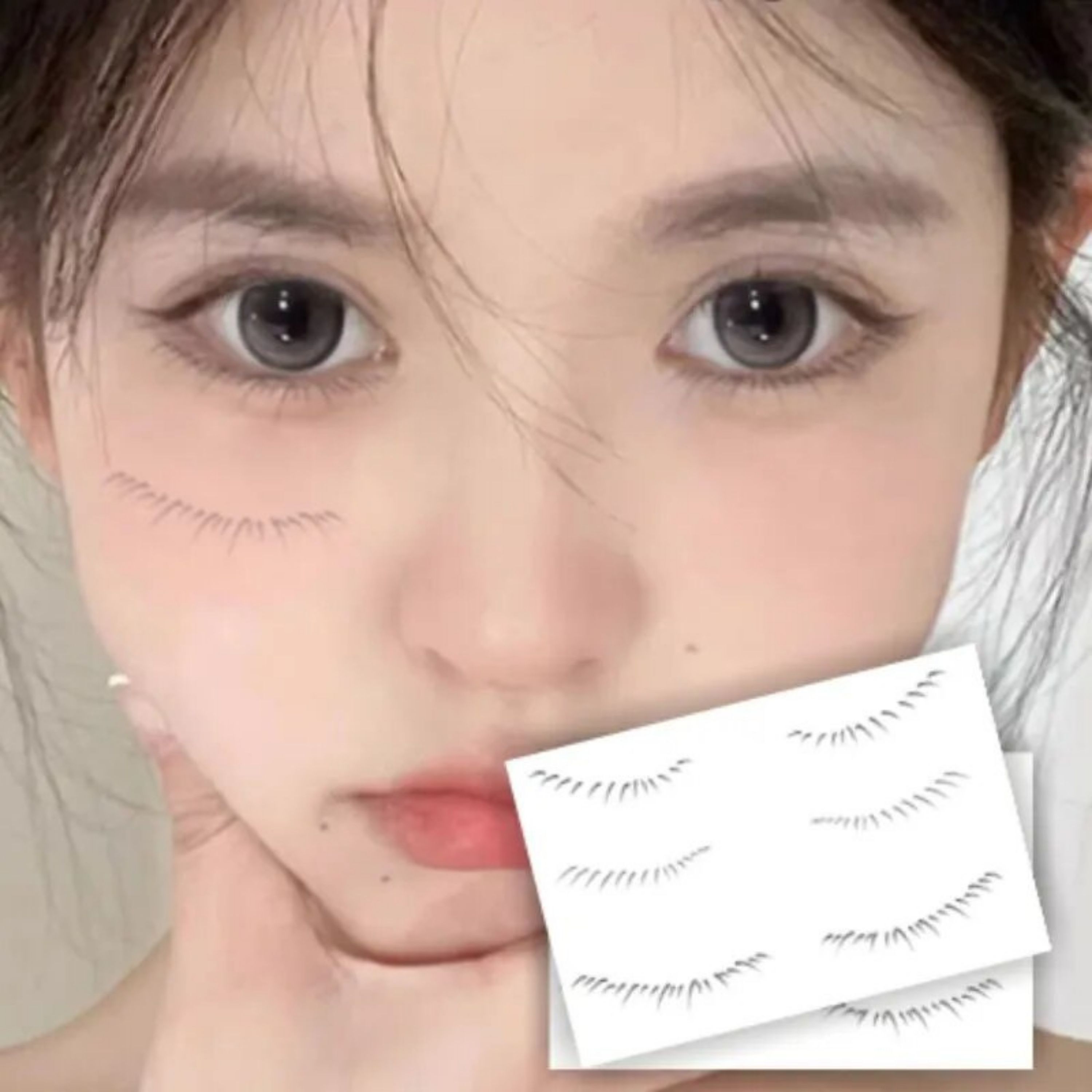 Miếng Dán Xăm Lông Mi Dưới 3D Tự Nhiên, Hình Xăm Tạm Thời Mi Giả Trang Điểm Makeup Đi Tiệc Party Lễ Hội Legaxi