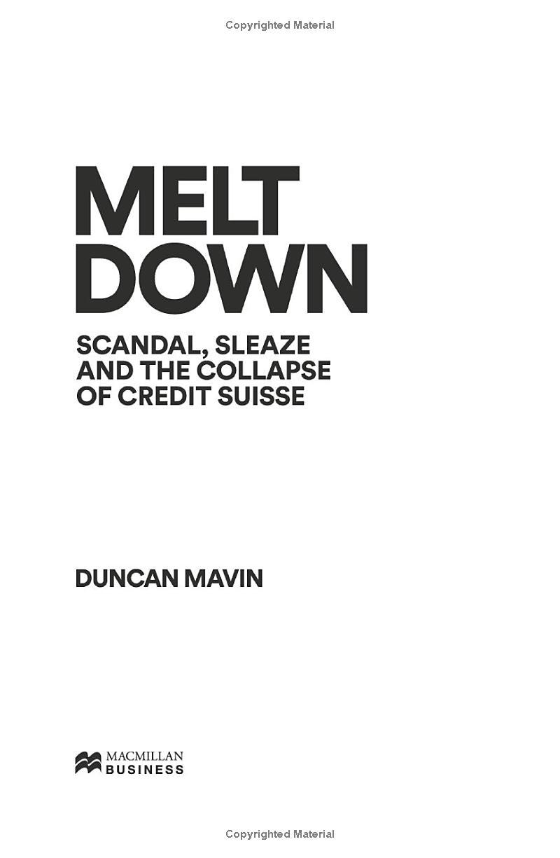 Sách ngoại văn: Meltdown
