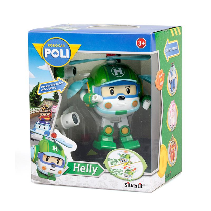 Đồ Chơi Robot Biến Hình Máy Bay Cứu Hộ Helly Có Chạy Trớn &amp; Ánh Sáng ROBOCAR POLI 83096